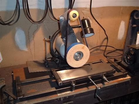 5” wide. . Homemade surface grinder for knife making